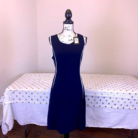 dark blue polka dot dress Jana Polka Dot Ruffle Maxi Dress main image 1